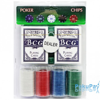Набір для покеру 100 фішок (424)