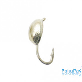 Мормышка вольфрамовая Sunfish Плавунец с ушком 0,9г 4мм Серебро (2140-SIL)