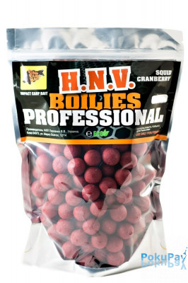 Бойлы CCBaits Professional Soluble Squid-Cranberry 24mm 1kg (CCB002271)