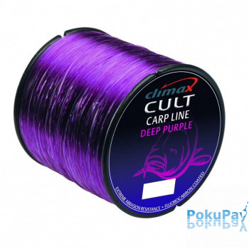 Волосінь Climax Cult Carp Line Deep Purple 1200m 0.30 7.1kg 1/4 lbs фіолетовий