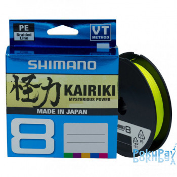 Шнур Shimano Kairiki 8 PE (Yellow) 150m 0.20mm 17.1kg