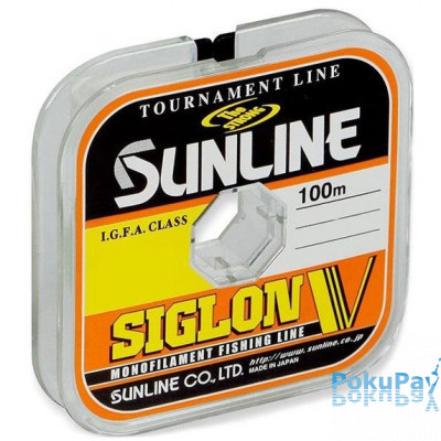 Волосінь Sunline Siglon V 100m #0.4/0.104mm 1kg прозорий