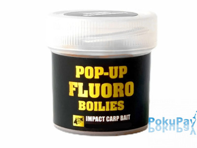 Бойлы CCBaits Fluoro Pop-Ups Milky Cream (Молочный Крем) 10mm 15шт
