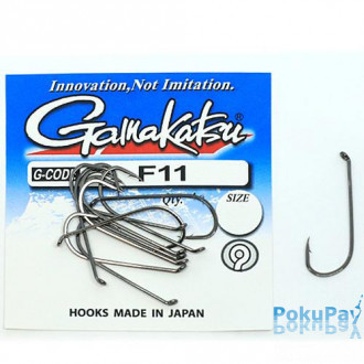Гачки Gamakatsu F11 NS Black №2 11шт (147949-200)