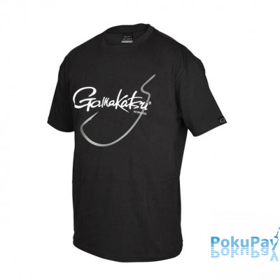 Футболка Gamakatsu T-Shirt Worm 330 Black XXL