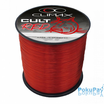 Волосінь Climax Cult Carpline red 2260m 0.22 4.5 kg, 1/4 lbs червона