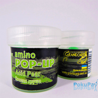 Бойли Grandcarp Amino POP-UP one-flavor Acid Pear (Кисла Груша) 10mm 15шт (PUP049)