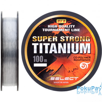 Волосінь Select Titanium 100m 0.13mm 2.2kg Steel