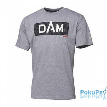 Футболка DAM Logo Tee XL Grey Melange (64511)
