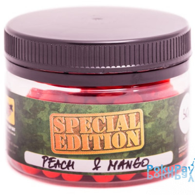 Бойлы CCBaits Special Edition Fluoro Wafters Peach Mango 30g (CCB003091)