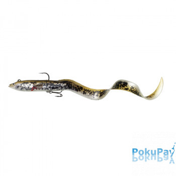 Твістер Savage Gear 4D Real Eel 20cm 38g Sinking Olive/Pearl PHP