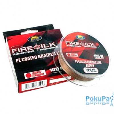 Шнур Lineaeffe Fire Silk PE Coated 100м 0.16мм 12.04кг Made in Japan (3008116)