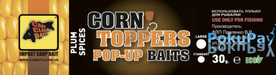 Насадка CCBaits Corn Toppers Pop-Ups Plum Spices 30g (CCB003317)
