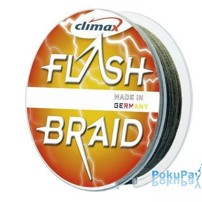 Шнур Climax Flash Braid Green Connected 100m 0.35mm 30kg (9261-00100-035)