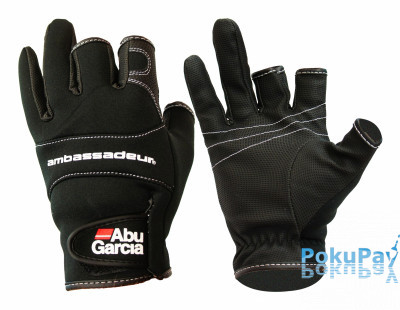 Abu Garcia Stretchable Neoprene Gloves M (1202021)