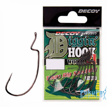 Гачок Decoy Worm21 Digging Hook #5/0 4шт
