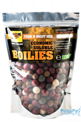 Бойлы CCBaits Economic Soluble Fish&amp;Meat Mix 16-24mm 1kg (CCB002539)