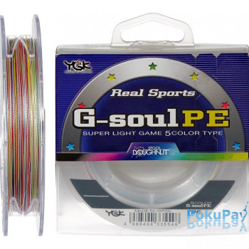 Шнур YGK G-Soul PE 5 Colors 200m #0.6/0.128mm 8lb/3.6kg