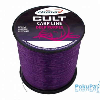 Волосінь Climax Cult Carp Line Deep Purple 1000m 0.35mm 9.1kg