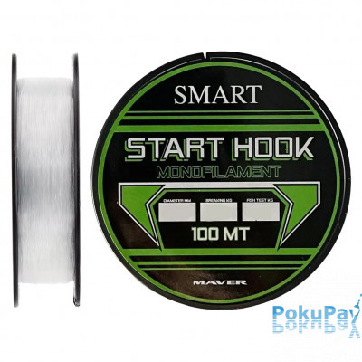Волосінь Smart Start Hook 100m 0.14mm 2.25kg прозорий