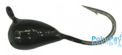 Shark Капля с ушком 0,95г диам. 4 мм крючок D14 ц:черный