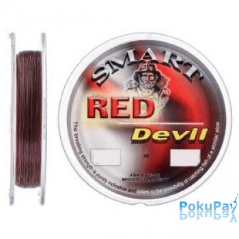 Волосінь Леска Smart Red Devil 150m  0.14mm 2.8kg червоний