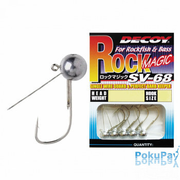 Джиг-голівка Decoy Rock Magic SV-68 #4 0.9g 5 шт