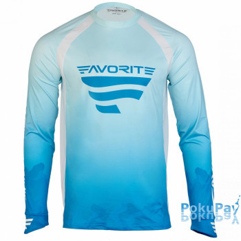 Реглан Favorite Basic Jersey F Logo 2XL блакитний