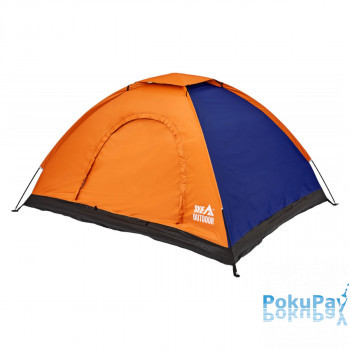 Палатка Skif Outdoor Adventure I, 200*150cm orange-blue
