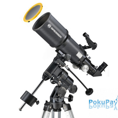 Телескоп Bresser Polaris-I 102/460 EQ3 з сонячним фільтром і адаптером для смартфона (4602460)