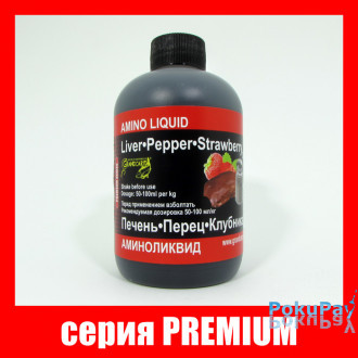 Аміноліквід Grandcarp Premium Печінка,Перець,Полуниця 350ml (AML060)