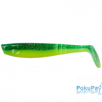 Віброхвіст DAM Effzett Shad Paddletail 10cm uv green/lime 1шт