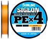 Шнур Sunline Siglon PE х4 150m оранжевый #0.3/0.094mm 5lb/2.1kg