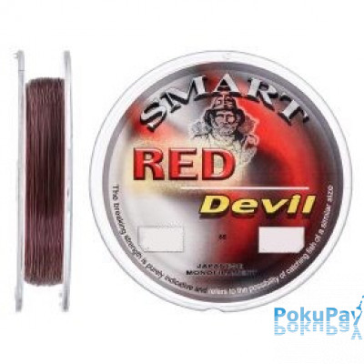 Волосінь Smart Red Devil 150m 0.28mm 9.8kg червоний
