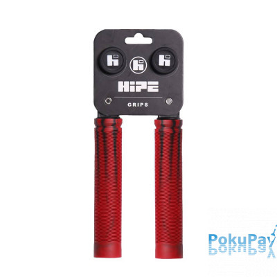 Грипси для трюкового самокату Hipe H4 Duo, 155мм, black/red (250757)