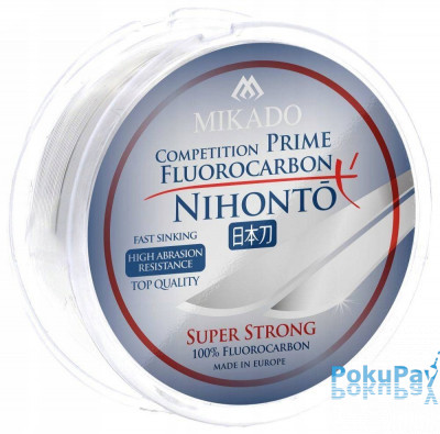 Mikado Nihonto Fluorocarbon Prime 10m 0.50mm 14.45kg прозрачный (ZFLP-050)