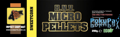 Carp Classic Baits H.N.V. Micro Pellets Sweetcorn 200g (К0189349)