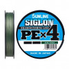 Шнур Sunline Siglon PE х4 150m темн-зеленый #0.2/0.076mm 3lb/1.6kg