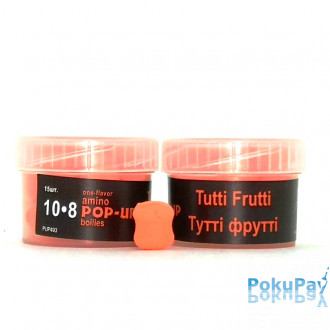Бойли плаваючі Grandcarp Amino Pop-Up Tutti Frutti (Тутті Фрутті) 10*8mm 15шт (PUP493)