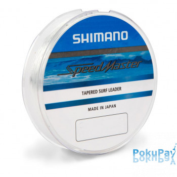 Шоклідер Shimano Speedmaster Tapered Surf Leader 10X15m 0.26-0.57mm 4.6-17kg (clear)
