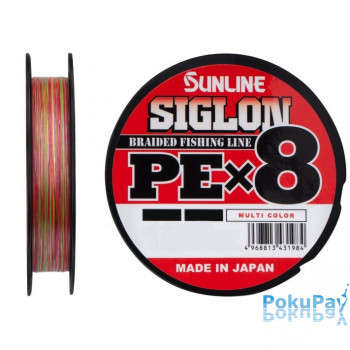 Шнур Sunline Siglon PE X8 150m мультиколор #0.6/0.132mm 10lb/4.5kg