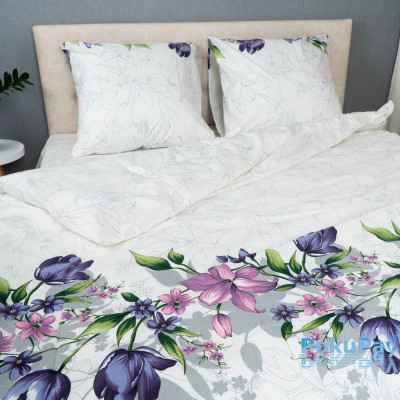 Комплект постельного белья Le Confort  «Цветы весны» 200x220 Бязь
