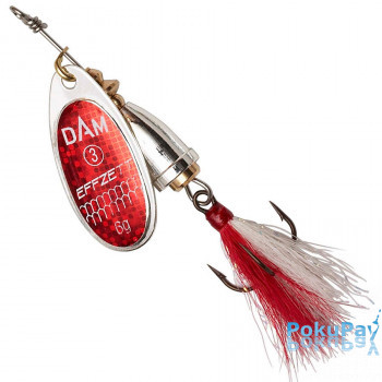 Блесна-вертушка DAM Effzett Executor с бородкой 3гр (reflex red)