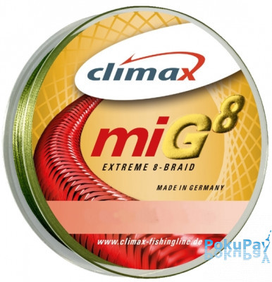 Шнур Climax miG8 Braid Olive-Green SB 135m 0.18mm 18.2kg (9351-10135-018)