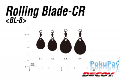 Пелюстка Decoy Rolling Blade CR Silver 01, 2шт