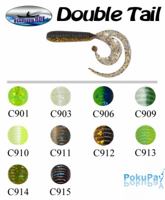 Fishing Roi Double Tail 40мм цвет-C901 (3806)