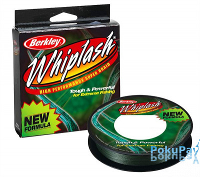 Шнур Berkley Whiplash Pro зеленый 110м 0.06мм 10.60кг (1092161)