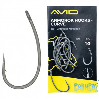 Гачок Avid Carp Armorok Hooks Curve #4 10шт