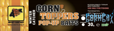 Насадка CCBaits Corn Toppers Pop-Ups Winter Catcher 30g (CCB003325)
