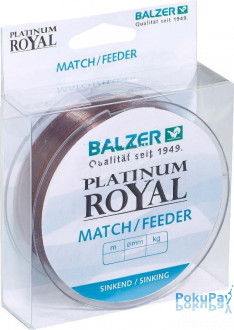 Balzer Platinum Royal Match/Feeder 0.16мм 200м 2.50кг тонущая (12097 016)